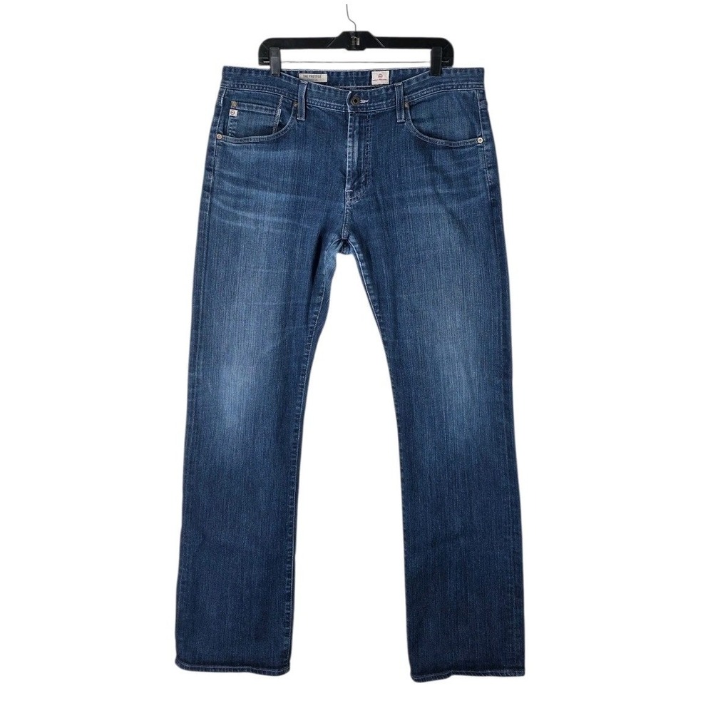AG Adriano Goldschmied Protege Jeans Mens 36x34 (37x34) Blue Denim Straight Leg